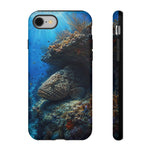 Grouper Reef Phone Case, Sunbeam Ledge Marine Art Tough Cover