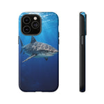 Tiger Shark Phone Case, Dappled Blue Water Tough Cover