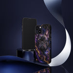 French Bulldog Galaxy Marble Art Tough Phone Case