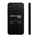 1986 Monte Carlo SS Black Front View Tough Phone Case Cover
