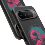Great Dream Wave Circular Badge Vaporwave Phone Case – Japanese Aesthetic