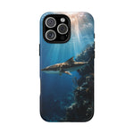 Cobia Reef Phone Case, Shaft of Light Ocean Fishing Tough Cover