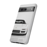 White NSX Phone Case, Retro 90s JDM Supercar Cover, Gift for Car Lovers