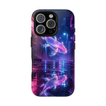 Neon Koi Reflection Vaporwave phone case | Tough Cover