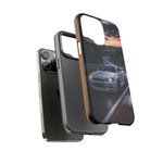 Skyline GT-R R34 White Nurburgring Speed Art Tough Phone Case