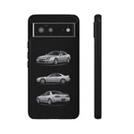 Silver Prelude Sports Coupe Tough Phone Case for JDM Fans