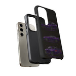 Purple R33 Skyline GTR JDM Sports Car Phone Case Tough Multi View