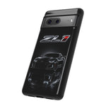 ZL1 Camaro phone case | tough phone case, black muscle car design