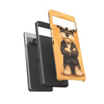 Schnauzer Mustache Boss Phone Case Funny Dog Lover Gift