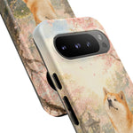 Akita under Cherry Blossoms Dog Breed Phone Case