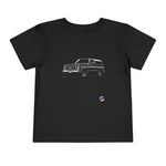 Chevy Squarebody K5 Blazer SUV Silhouette Toddler T-Shirt Graphic Tee Black