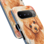 Miniature Poodle Whimsical Watercolor Art Tough Phone Case