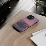 Sunset Skyline GT-R R32 phone case | car reflection, purple dusk