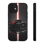 Camaro ZL1 Phone Case, Black Red Racing Stripe Studio Cover, Gift