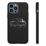 1969 Camaro Black Restomod Front Tough Phone Case Cover Gift