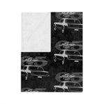 1965 Mustang Microfiber Throw Blanket Classic Muscle Car Gift