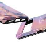 Praying Cherub Statue halo Vaporwave Aesthetic phone case