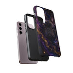 French Bulldog Galaxy Marble Art Tough Phone Case