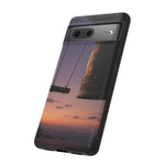Temple Bell Sunset Phone Case Japan Zen Tough Case