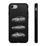 Silver Prelude Sports Coupe Tough Phone Case for JDM Fans