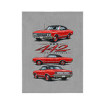 1965 Olds 442 Convertible Car blanket | Classic Muscle Car Illustration