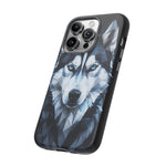 Siberian Husky Geometric Diamond Art Tough Phone Case