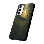 Northern Pike Fishing Phone Case, Weed Bed Silhouette Cover, Gift