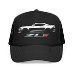 Camaro ZL1 Emblem Hat American Muscle Car Silhouette Performance Cap