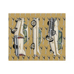1959 Fury Cream Gold Microfiber Throw Blanket Classic Car Gift