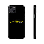 Yellow C8 Phone Case for Chevy Fans, Tough Protective Cover