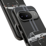 AE86 Phone Case, White 85 JDM Drift Icon Stripe Studio Cover