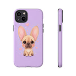 French Bulldog Bat Ears Kawaii Pet Dog Art Tough Phone Case