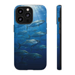 Amberjack School Phone Case, Open Water Sunlight Tough Cover