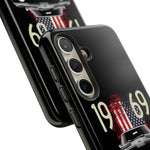 1969 Camaro SS American Flag Tough Phone Case Cover Gift Art