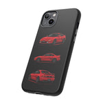 Red MR2 JDM Sports Car Phone Case Tough Multi View