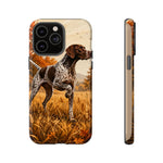 German Shorthaired Pointer Pointing Art Tough Phone Case
