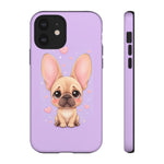 French Bulldog Bat Ears Kawaii Pet Dog Art Tough Phone Case