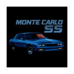 1984 Chevy Monte Carlo SS Poster Wall Art Print Classic G-Body Garage Decor Gift