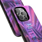 Empty Mall Escalator Vaporwave Art Tough Phone Case