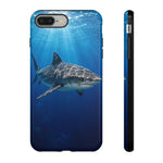 Tiger Shark Phone Case, Dappled Blue Water Tough Cover