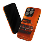 Orange Cuda Phone Case, 71 Classic Muscle Car Tough Cover