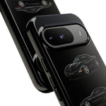 Black C5 Corvette Sports Car Phone Case Tough Multi View Print