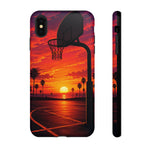 Basketball Court Sunset Phone Case | Tough Phone Case