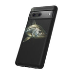 Snook Fishing Phone Case, Saltwater Portrait Black Cover, Gift