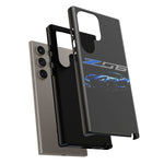 Blue C7 Z06 Sports Car Tough Phone Case Track Style Cover Gift