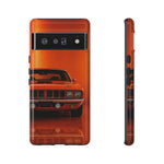 Orange Cuda Phone Case, 71 Classic Muscle Car Tough Cover