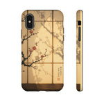 Plum Blossom Shoji Screen Phone Case Zen Art Tough Case