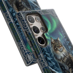 Norwegian Forest Cat Nordic Art Tough Phone Case