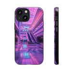 Empty Mall Escalator Vaporwave Art Tough Phone Case
