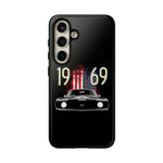 1969 Camaro SS American Flag Tough Phone Case Cover Gift Art